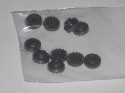 VINTAGE AURORA TJET 10 ORIGINAL CROWN GEAR MISC.NICE PARTS HO SLOT CAR