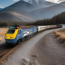 Boxed Hornby R2376A Midland Mainline 4-Car + Lights High Speed Train Pack OO