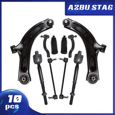 AzbuStag Control Arm Kit With Sway Bar for 2007-2014 Nissan Versa Cube - 10Pcs