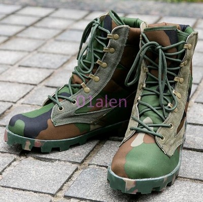HOT Mens Combat Desert Tactical Boots 