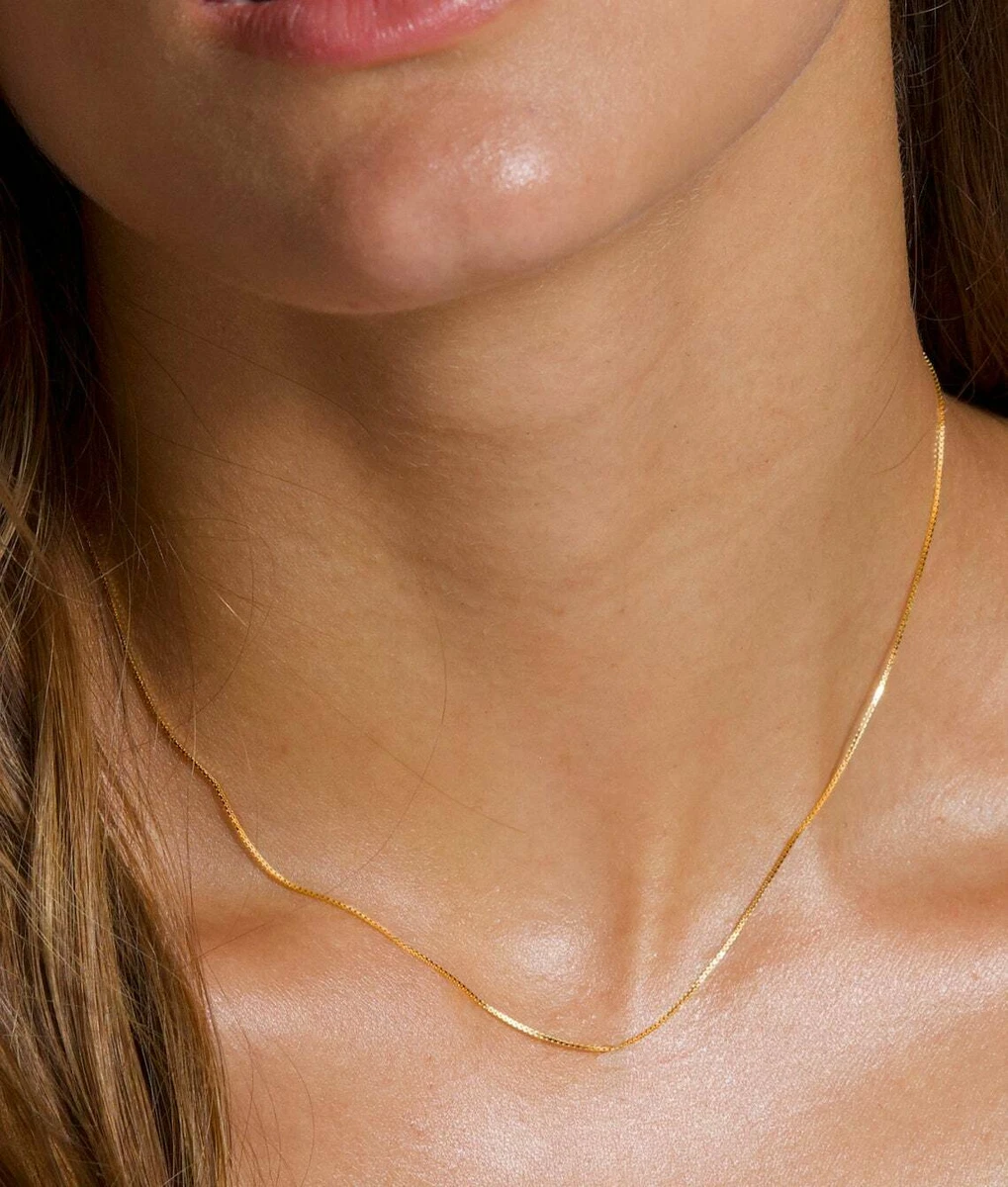 Genuine gold necklace deals