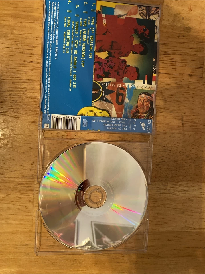 Living Colour Type UK Import 4 Track CD 1990 Epic Records Issue Foto 3 de 4