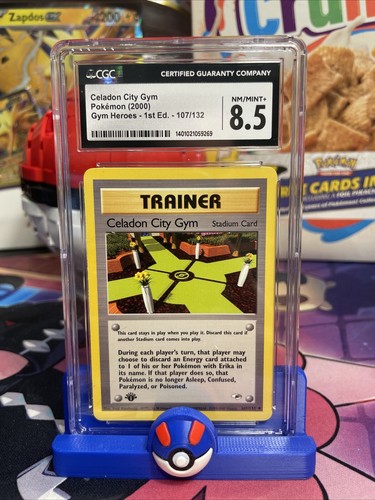 Celadon City Gym (1st Edition) graded CGC 8.5 for sale on eBay