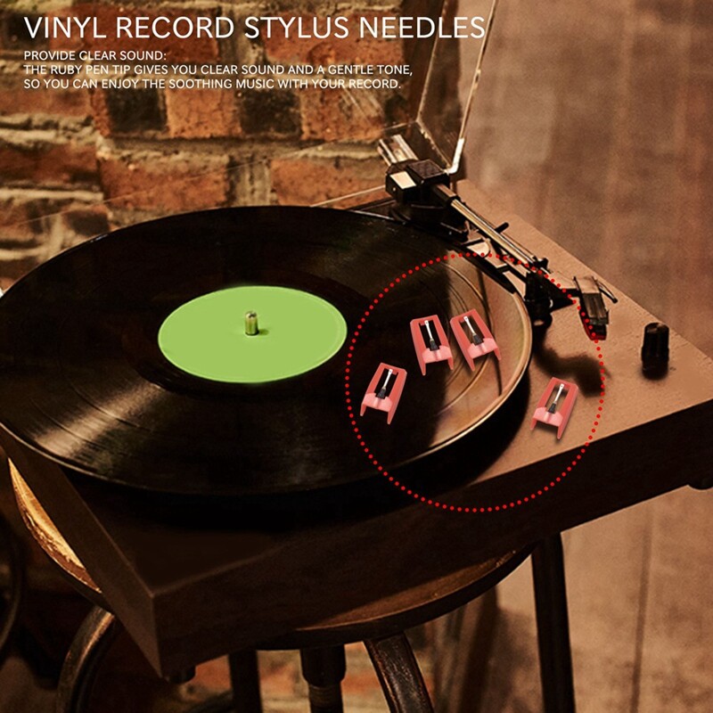 Topcloud Plattenspieler Nadeln - Diamant Ersatznadeln Für Crosley, Victrola & Andere Vinyl-Player