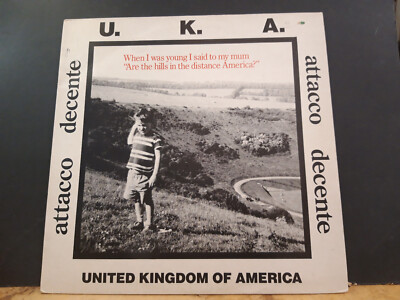 ATTACCO DECENTE  U.K.A.   E.P.   1986  UK 1st press  Indie Folk Latin   Great!