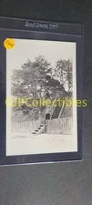 IGR VINTAGE PHOTOGRAPH Spencer Lionel Adams MAN ON STEPS ON HILL