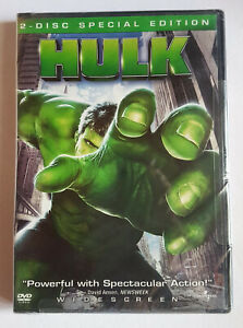 SEALED Hulk Movie (DVD, 2003, 2-Disc, NTSC) Special Edition XBOX-Compatible GAME