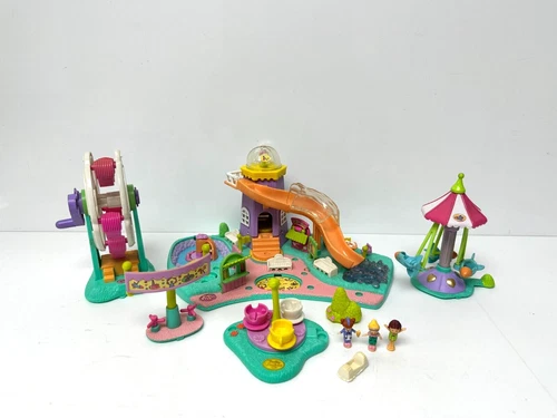 Vintage Polly Pocket 1996 Rides N Surprise & Rocket Ride