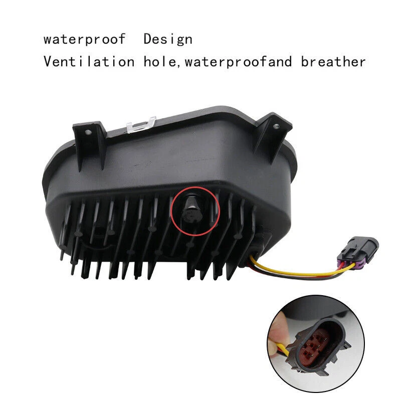 LED Front Headlight w/Bulb for Polaris RZR S 800 2008-2014/RZR XP 900 2011-2014 - Image 3 of 4