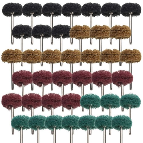 1-80PCS Double Wheel Buffing Polishing Set For Dremel Rotary Tool Bit Accessory - Picture 10 of 18