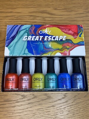 ORLY 6 Stück Great Escape Geschenkset Kollektion Nagellack Lack Neu