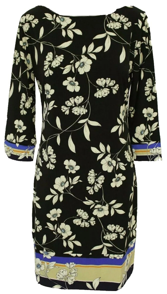 White House Black Market 3/4 Sleeve Shirt Dresses