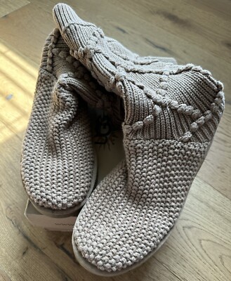 Womens Classic Argyle Knit Ugg Boots Sz