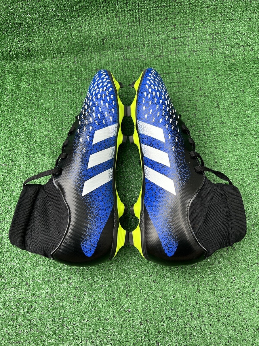 Adidas Predator FG Demonscale Soccer Shoes FY0631 Blue Black Men's