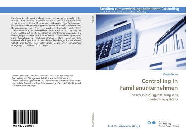 Controlling In Familienunternehmen | Buch | 9786202320054-image