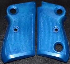 Beretta Jaguar 71, 72, 75 pistol grips sapphire blue plastic
