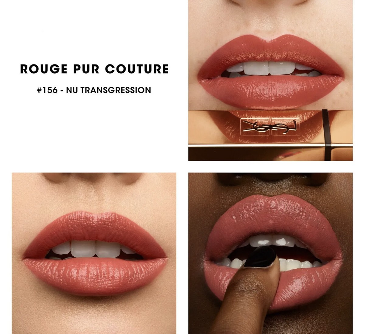 口紅 Ysl lipstick Yves Saint Laurent Rouge Pur Couture Lipstick Full Size .13oz/ 3.8