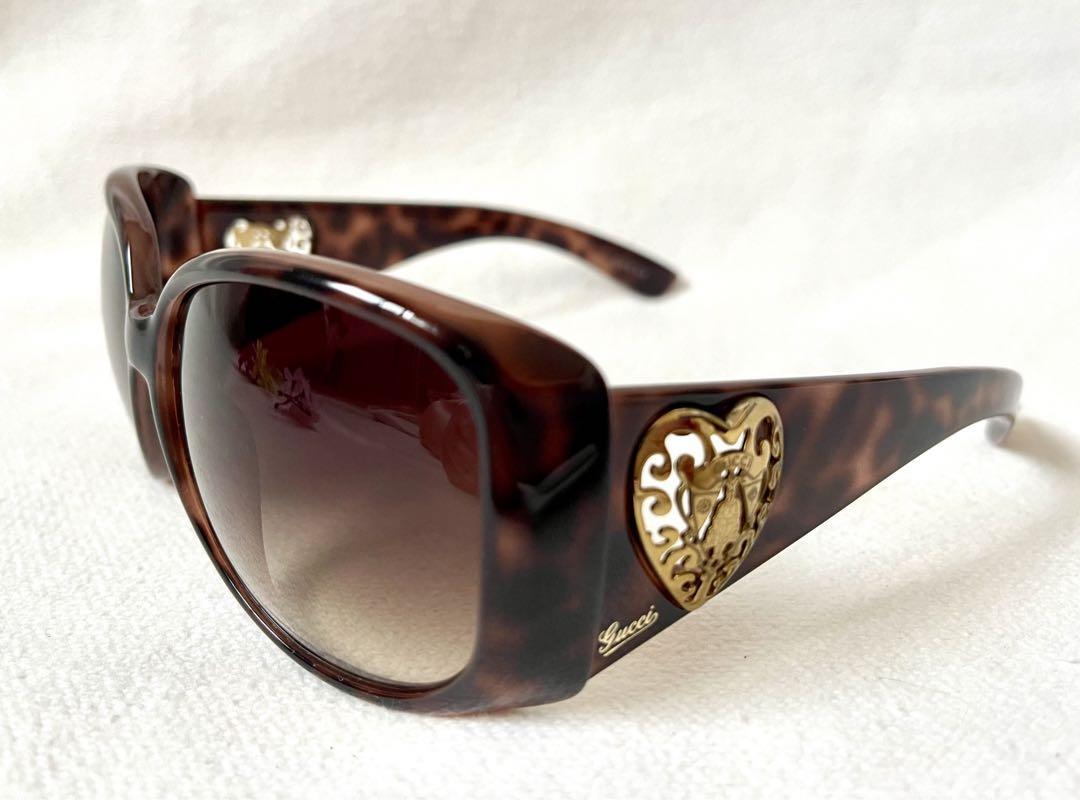 GUCCI Tortoiseshell GG3067 Heart Crest Brown Gradient GUCCI Tortoiseshell GG3067 Heart Crest Brown Gradient