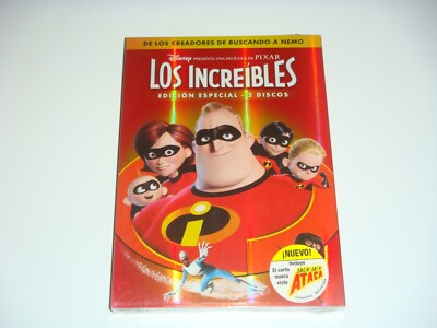 PELICULA EN DVD ''INCREIBLES'' DE WALT DISNEY Y PIXER. ESTAN NUEVOS Y PRECINTADOS.