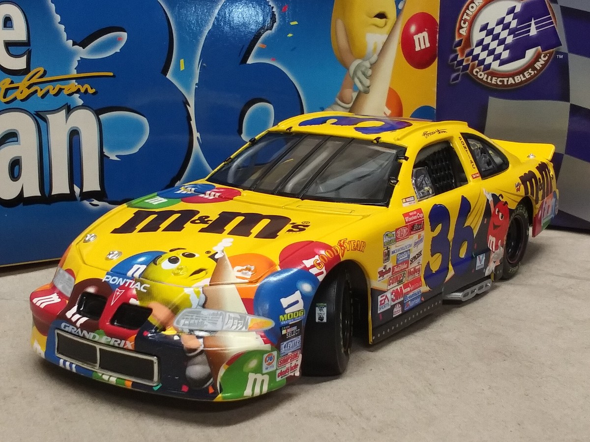 Vintage NASCAR #36 Ernie Irvan M&M 1999 Grand Prix Millennium