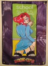 Hook Ups Skateboards Banner Poster Jeremy Klein Girl School Sucks Deck Birdhouse