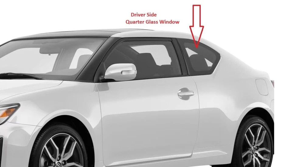 Fit 2011-2016 Scion TC 2Door Coupe Driver Side Left Quarter Glass Window Foto 2 de 3