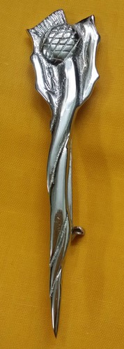 Scottish Kilt Pin Various Design Chrome/Highland Kilt Pins Metal 4''/Pin Brooch - Picture 11 of 36