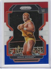 Hulk Hogan 2022 Panini Prizm WWE Red/White/ Blue No. 195
