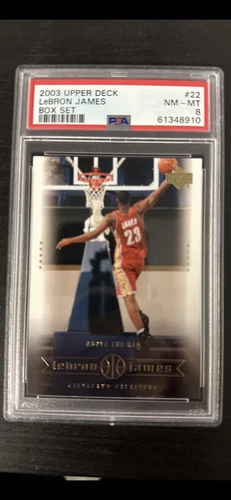 2003 Upper Deck LeBron James PSA 8 Rookie Card