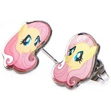 MY LITTLE PONY SURGICAL STAINLESS STEEL EARRINGS Flutttershy