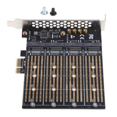 PCIE to M.2 Adapter PCI-e X 1 Host Controller to NGFF Sata B Key Expansion Card