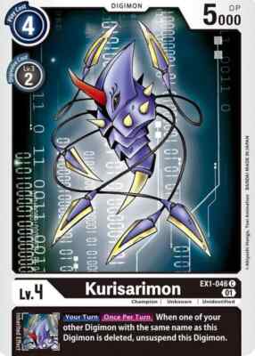 Kurisarimon EX1-046 C Classic Collection Digimon TCG | eBay