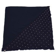 1409Y girl scarf LULU' BY MISS GRANT blue fleece scarf