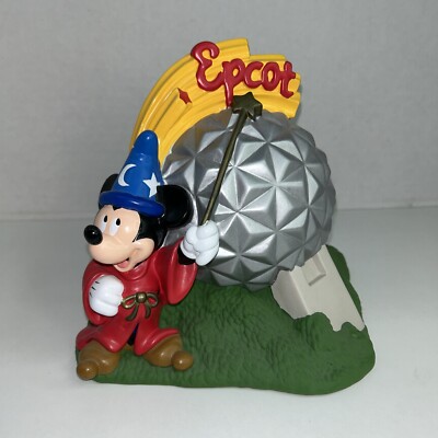 VTG Walt Disney World Epcot Center Coin Bank with Fantasia's
