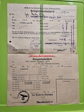 2 x Kriegsurlaubsschein, Obergefreiter Deike, Kurheim Kitzbühel 1942 (N)51020