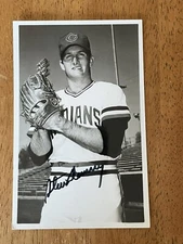 STEVE DUNNING Cleveland Indians Signed Photo Postcard