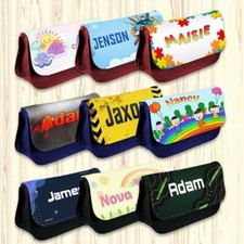 Personalised Pencil Case Generic Girls Boys Stationary Kids School Bag 17