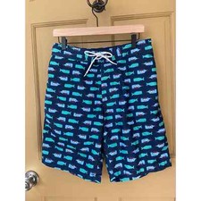 St. John's Bay Nautical Print Board Shorts Men's Size Medium