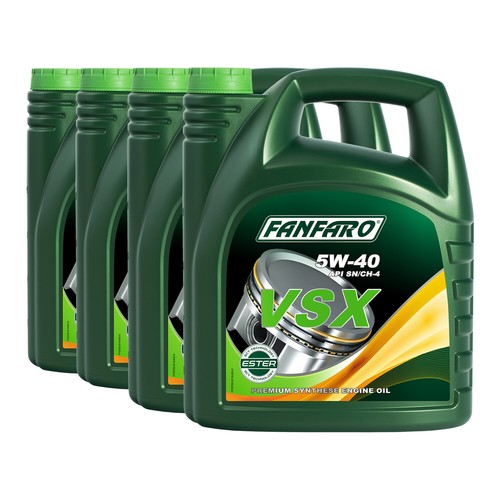 FANFARO 5W40 VSX engine oil, MB 229.5, VW 502 00/505 00, 4x5 liter eBay