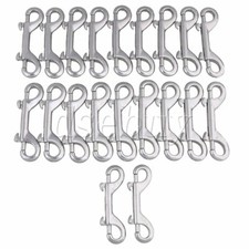 20x 304 Stainless 100mm Double End Snap Hook Bolt for Diving