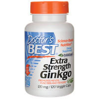 Doctor's Best Extra Strength Ginkgo 120 Mg 120 Veg Caps on sale Doctor's Best Extra Strength Ginkgo 120 Mg 120 Veg Caps on sale