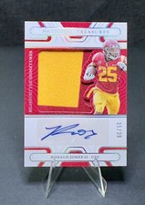 2022 Panini National Treasures Silhouette Signatures Ronald Jones II RPA /99