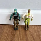 GI Joe Beach Head 1986 And 1989 Joe Arah Stalker Hasbro Action Figure Vintage