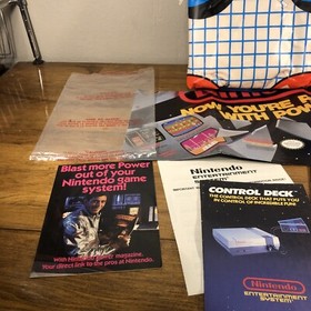 Nintendo NES Power Pad Floor Mat NES-028 Box