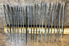 25 Grobet Swiss Vallorbe Needle Files -Switzerland