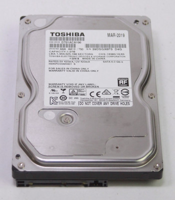TOSHIBA Internal Hard Drive DT01ACA100 1TB 7200 RPM 32MB Cache
