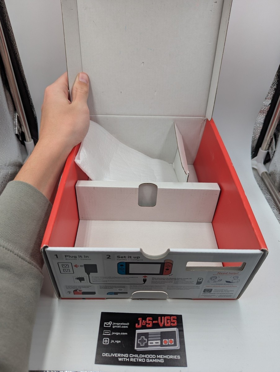 Nintendo Switch V2 Console Box Only Original Packaging HAC-001(-01