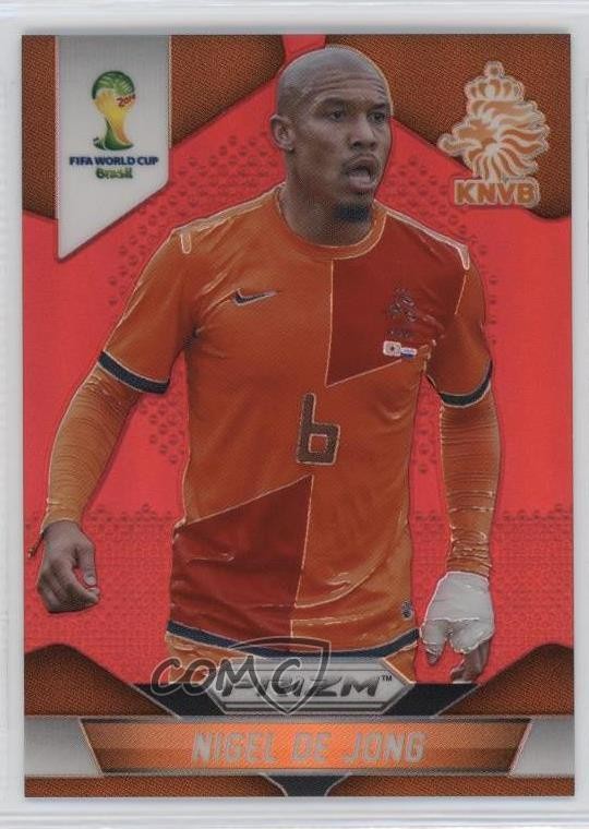 2014 Panini Prizm World Cup Red Prizm 76/149 Nigel de Jong #31 0j4n