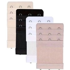 3 Pieces Bra Extender for Women's Elastic Bra Extension Strap Hook Clip Expander