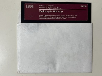 Vintage 1983 IBM Exploring The IBM PCjr 5.25 Disk (PC Hardware Library) 1502261